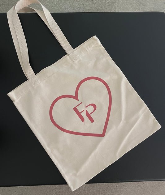 FP Pink Heart Tote Bag